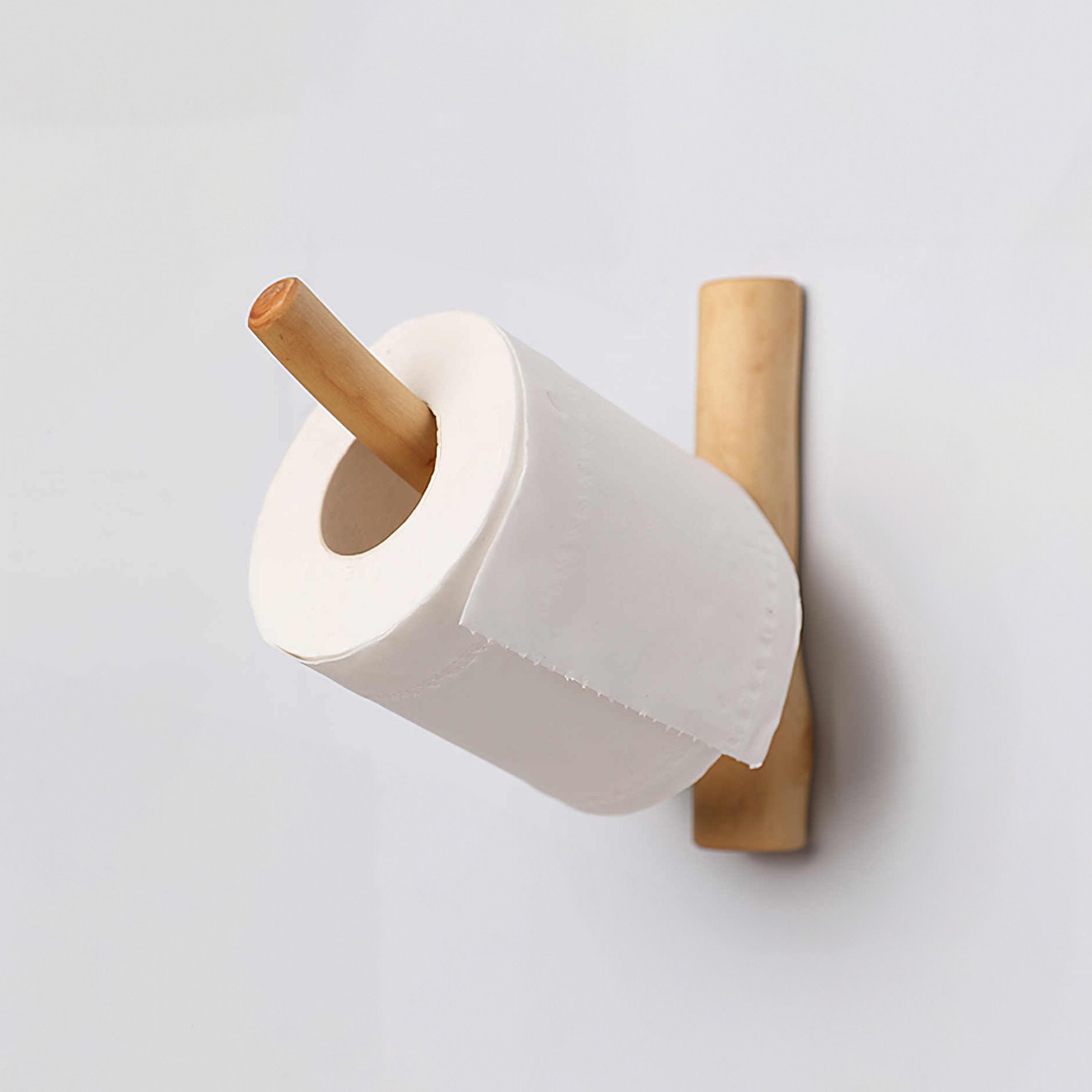 Wood Branch Toilet Paper Holder – Rustic Decor 3 Wild And Trees Wood Branch Toilet Paper Holder – Rustic Decor - Image 3